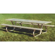 82BGA 8 foot Aluminum Plank Picnic Table